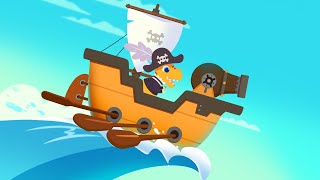 Dinosaur Pirates 🏴‍☠️- Physics Knowledge Enlightenment and Sea Adventure Games for Kids | Yateland