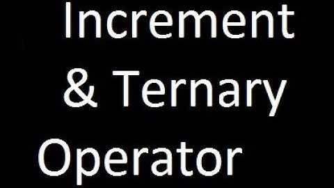 Increment Decrement and Ternary Operator in C Languagae (HINDI) by Saurabh Bhargava