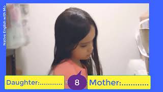 8 -Mom teaches daughter appreciating of hard work- ام تعلم ابنتها معنى تقدير العمل الشاق -English