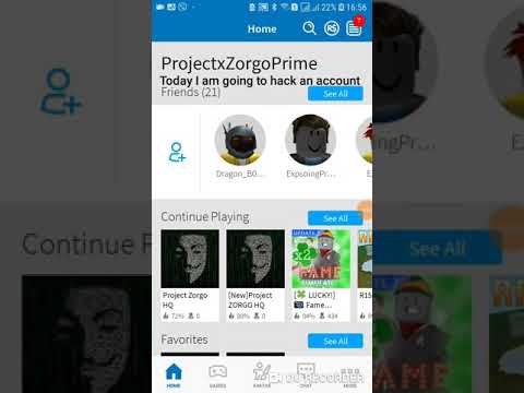 Project Zorgo Has Hacked A Roblox Account Youtube - making project zorgo a roblox account youtube