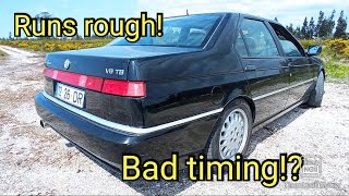 How to Check the Correct Engine Timing on a V6 Busso Turbo, Alfa Romeo 164.