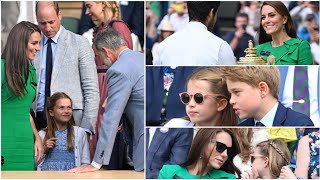 Wales family and king Felipe of spain attending to the Wimbledon's final🎾(Don't miss the photos😁)