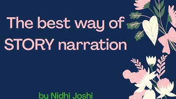 # nursery teacher training demo. Story telling activity develop  vocabulary in children .