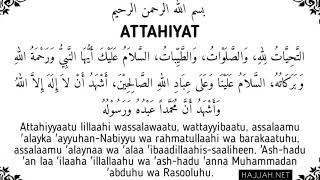 Learn Full Attahiyat Lillahi Wa Salawatu Tashahhud Easy Memorization 50×