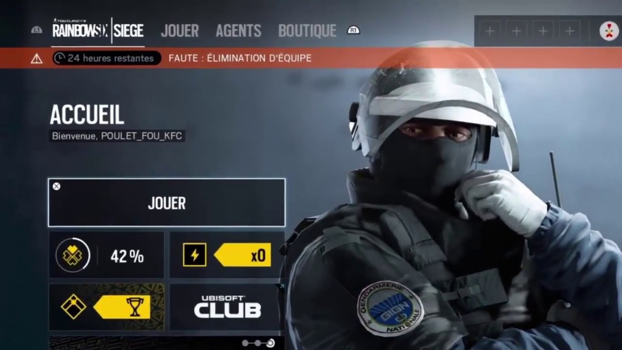 BAN 24H SUR RAINBOW SIX SIEGE YouTube
