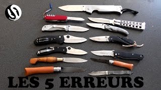 5 mistakes to avoid when chosing a folding knife! - cosmikvratch