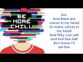 Voices In My Head - BE MORE CHILL (LYRICS)