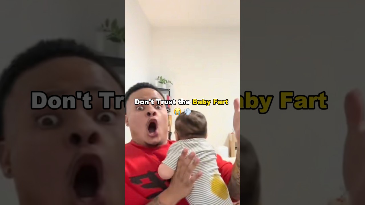 Don’t Trust the baby fart 💨 #babyshorts #fart #funnybaby #parenting #foryou