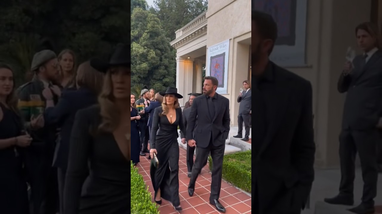 Jennifer Lopez and Ben Affleck at the Ralph Lauren event last year. 