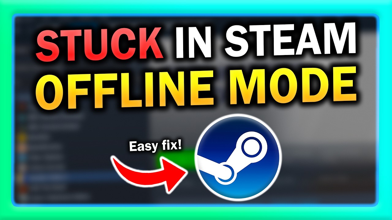 STUCK in Steam Offline Mode? (2026) | Steam: No Internet Connection ...