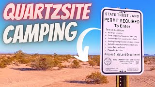 ⁣Arizona State Trust Land Camping 14 Day Quartzsite