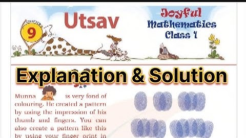 Utsav | Class 1 Chapter 9 Joyfulmathematics
