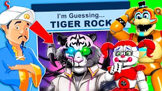 Can AKINATOR Guess THESE RARE FNAF CHARACTERS with Glamrock Freddy and Circus Baby
