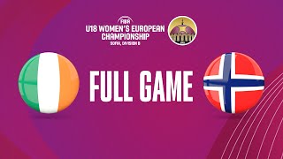 Ireland v Norway | Full Basketball Game | FIBA U18 Women's European Championship 2023