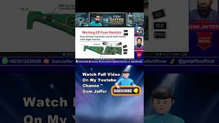 SMD Fuse Resistor Working &amp; Protection | Mobile Repairing Class by Gsm Jaffer
