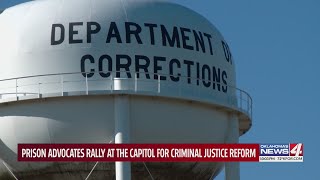 Prison advocates rally at the capitol for criminal justice reform