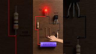 Smart Touch ON/OFF Switch Circuit Using BC547 | DIY Touch Sensor Circuit | 3.7V Battery Project