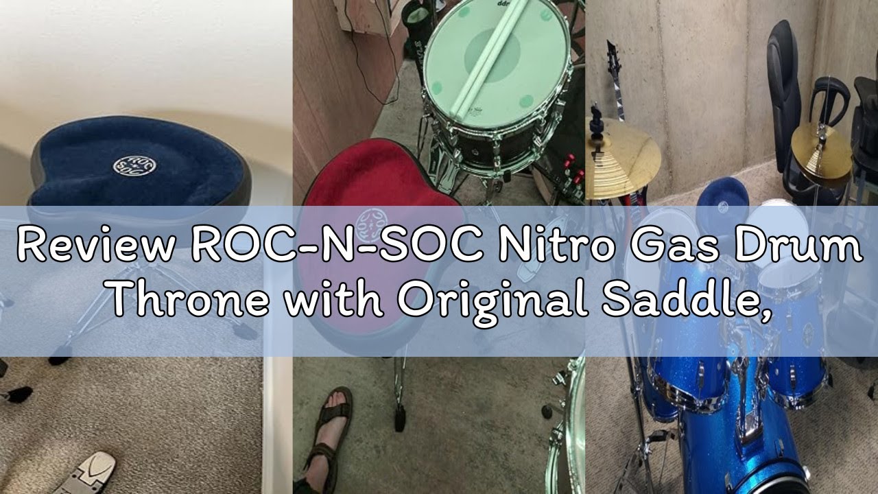 Review ROC-N-SOC Nitro Gas Drum Throne with Original Saddle, Black