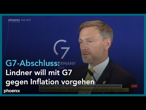 G7-Abschluss: Bundesfinanzminister Lindner (FDP) informiert über die Tagungsergebnisse