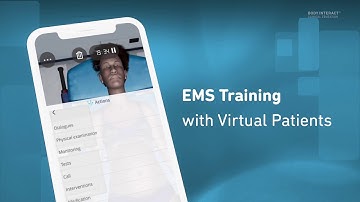 EMS training with virtual patients