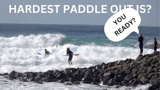LENNOX HEAD THE HARDEST Paddle out in Australia?