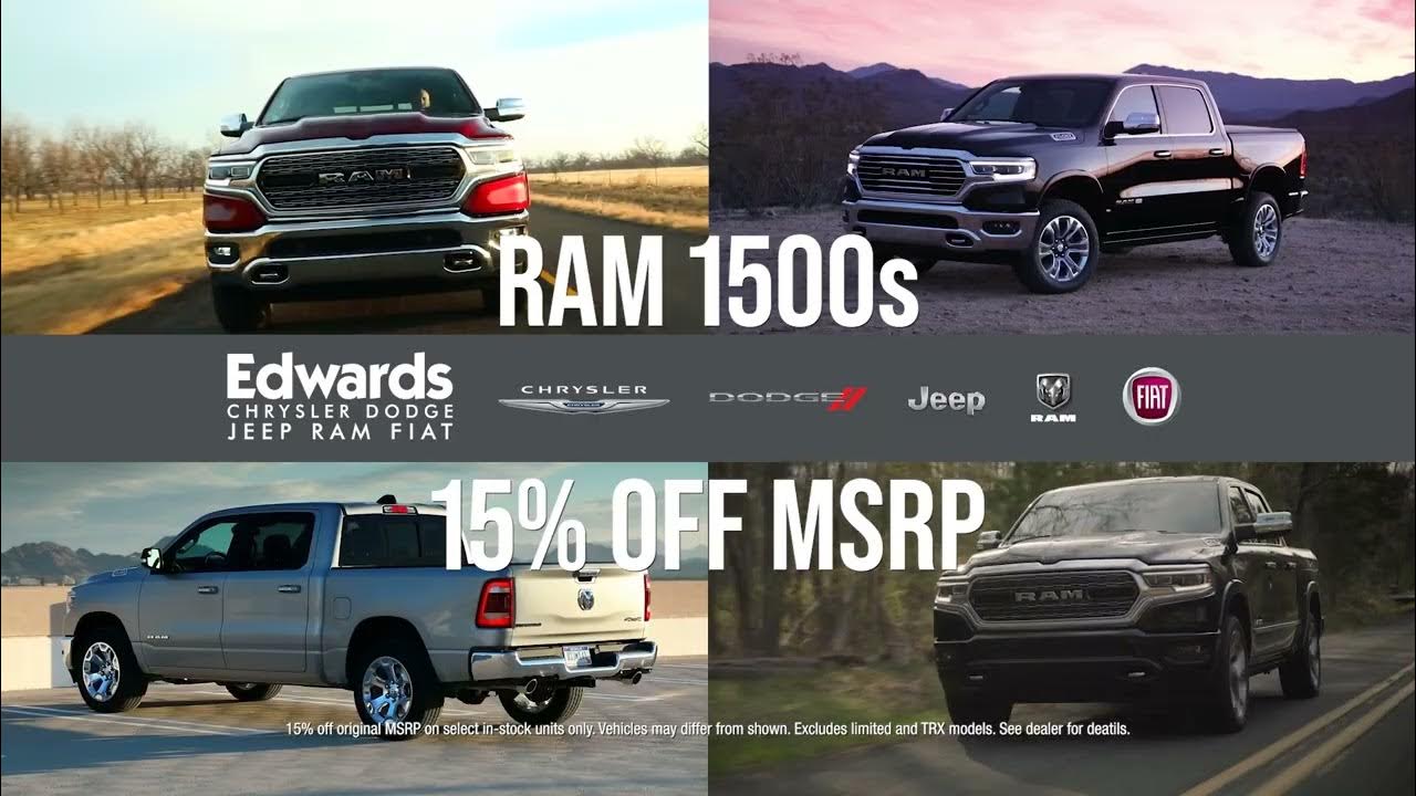 Edwards Chrysler Dodge Jeep RAM - RAM Season June - YouTube