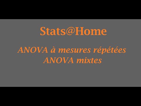 Vidéo: Pourquoi l'anova à mesures répétées ?