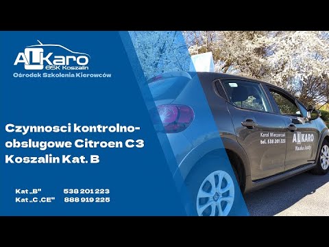 Czynności Kontrolno-Obsługowe Citroen C3 - Youtube