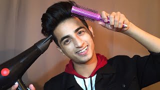 how to Blow dry hair at home | Dryer se baal kaise set kare | Raturi styling Resimi
