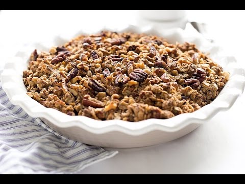 Wholesome Nutty Apple Crumble | Truffles and Trends