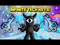 How to get infinite tech keys in pet simulator 99
