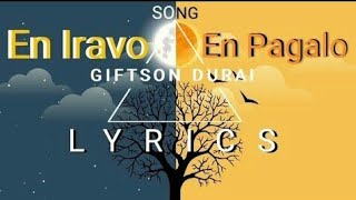 Video thumbnail of "En iravo en pagalo song lyrics Tamil Christain Songs Official the song only lyrics"