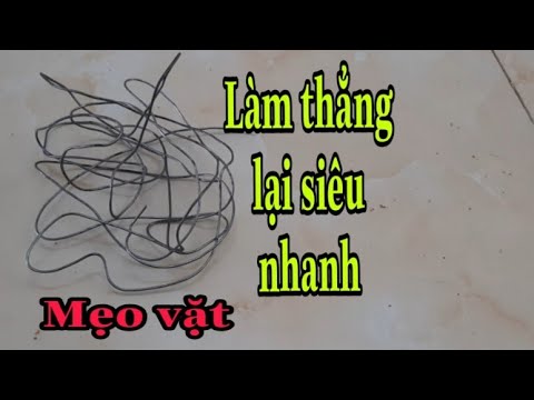 Video: Làm Thẳng Dây: Lựa Chọn Máy, Các Thiết Bị Cân Bằng Nhà Thủ Công Khác Cho Dây Thép