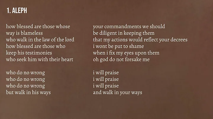 Poor Bishop Hooper - Psalm 119 w/ Lyrics (Full Alb...