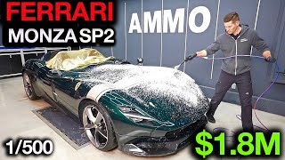 $1.8M Ferrari Monza SP2 First Wash and Detail