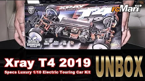 Xray T4 2019 Specs Luxury 1/10 Electric Touring Car Kit Unbox!