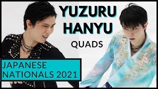 Yuzuru HANYU: ALL QUADS Landed in 2021 Japanese Nationals