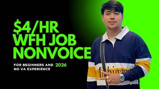 WFH HIRING 2026 - $4 PER HOUR | NON-VOICE FOR BEGINNERS | HOME BASED JOBS | KUYA RENEBOY