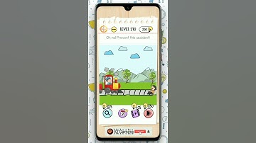 Brain Test Level 270(Oh no!😱 prevent this accident) walkthrough solution.