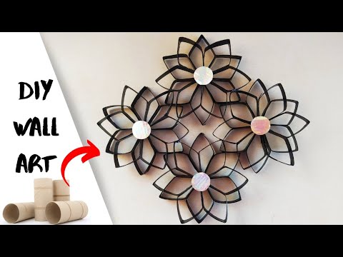 Toilet Paper Roll Wall Decoration