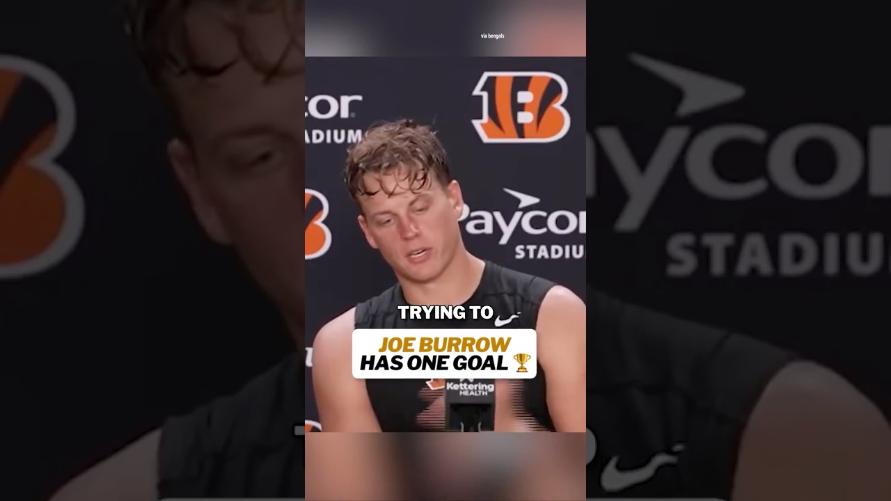 Joe Burrow is on a mission 🏆 #bengals