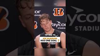 Joe Burrow is on a mission 🏆 #bengals