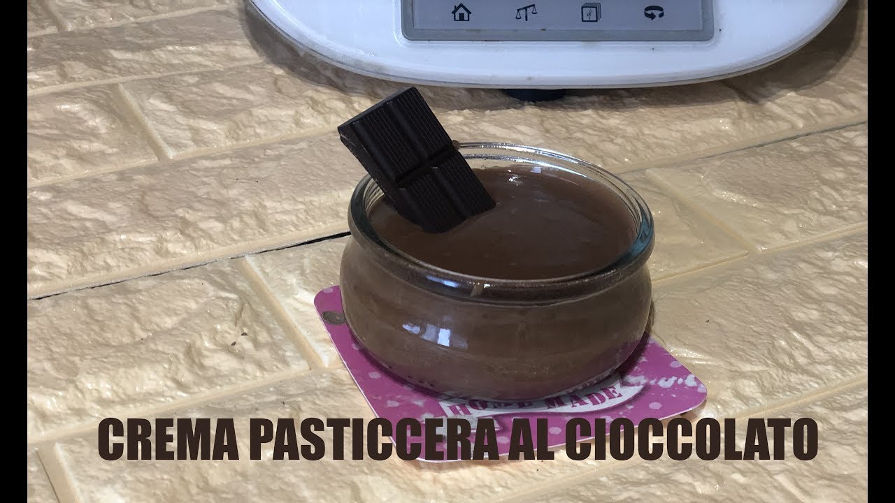 Crema Pasticcera Al Cioccolato Con Il Bimby Tm6 Tm5 Tm31 Youtube