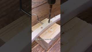 DIY hacks: turn your old coat hanger into atool wall organizer! #diy #diytips  #SEESII #1759