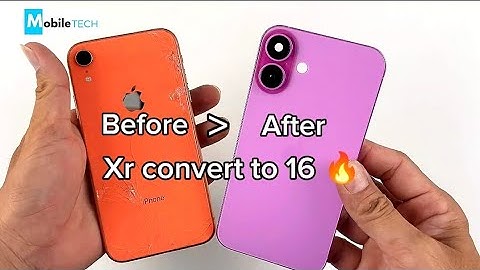 iPhone Xr convert to iphone 16 🔥 || Mobile tech RUS