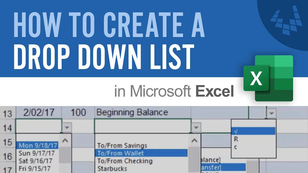 Create an Excel Drop-Down List Including an IF STATEMENT