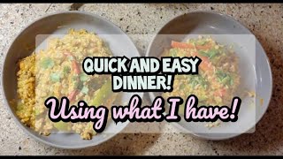 Back! Quick and Easy $5 dinner! Using what I have to feed my family a one pot meal! Everyplate box!