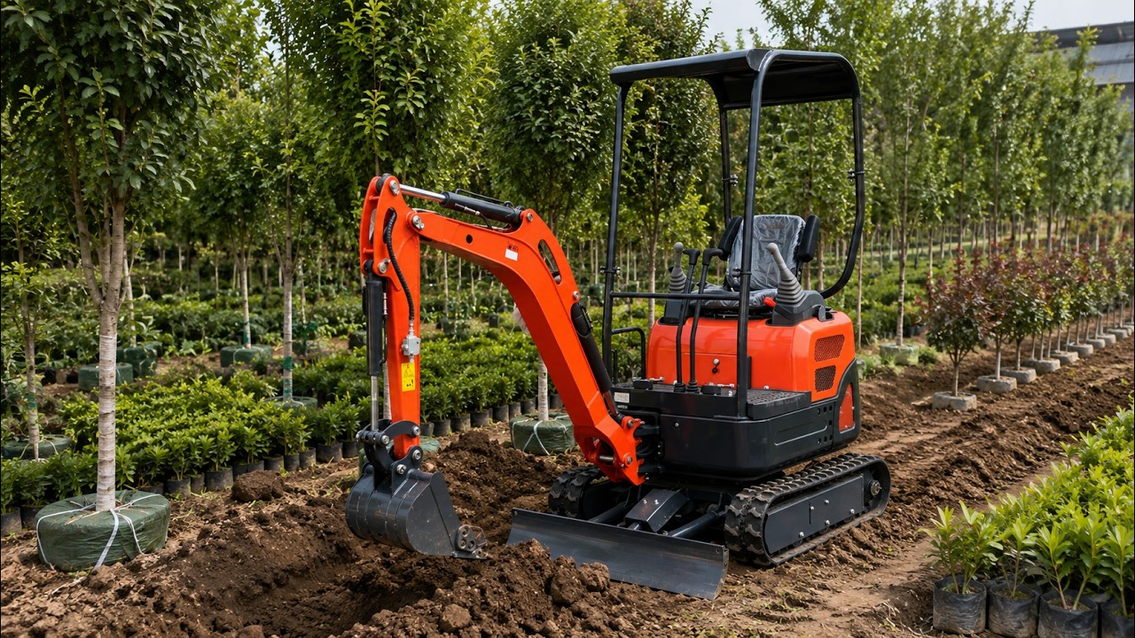 Qilu 15Pro Hydraulic Mini Excavator | Smooth Boom & Bucket Control