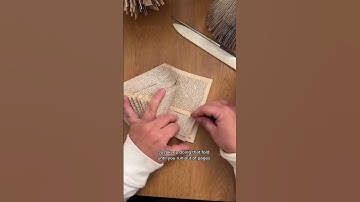 This book folding pattern is an easy one!!