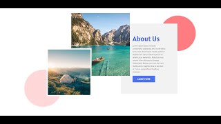How to design ABOUT Section with Overlapping Images in Elementor Free